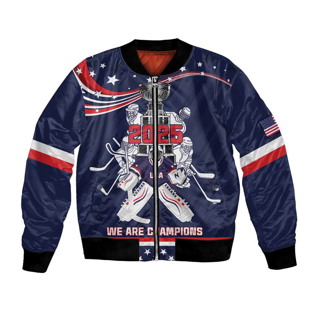 United States Ice Hockey Bomber Jacket USA We Are Champions 2025