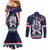 United States Ice Hockey Couples Matching Mermaid Dress and Long Sleeve Button Shirt USA We Are Champions 2025