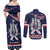 United States Ice Hockey Couples Matching Off Shoulder Maxi Dress and Long Sleeve Button Shirt USA We Are Champions 2025