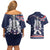 United States Ice Hockey Couples Matching Off Shoulder Short Dress and Hawaiian Shirt USA We Are Champions 2025