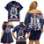 United States Ice Hockey Family Matching Off Shoulder Short Dress and Hawaiian Shirt USA We Are Champions 2025