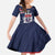 United States Ice Hockey Family Matching Short Sleeve Bodycon Dress and Hawaiian Shirt USA We Are Champions 2025