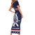 United States Ice Hockey Family Matching Short Sleeve Bodycon Dress and Hawaiian Shirt USA We Are Champions 2025