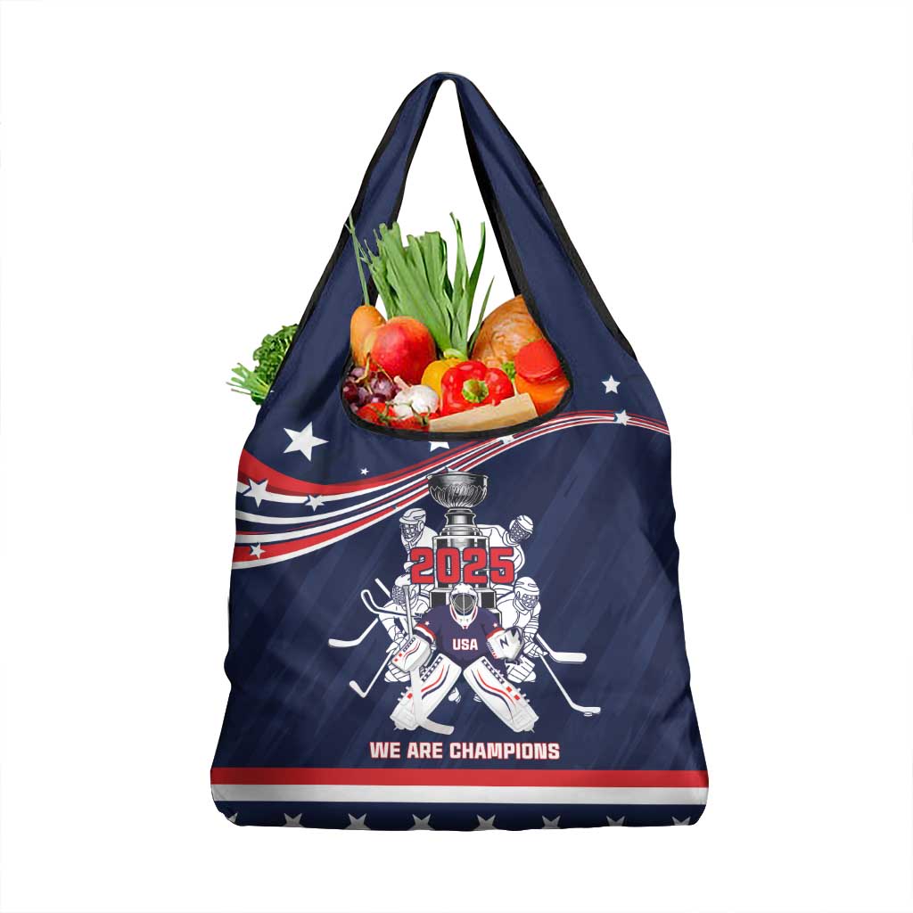 United States Ice Hockey Grocery Bag USA We Are Champions 2025