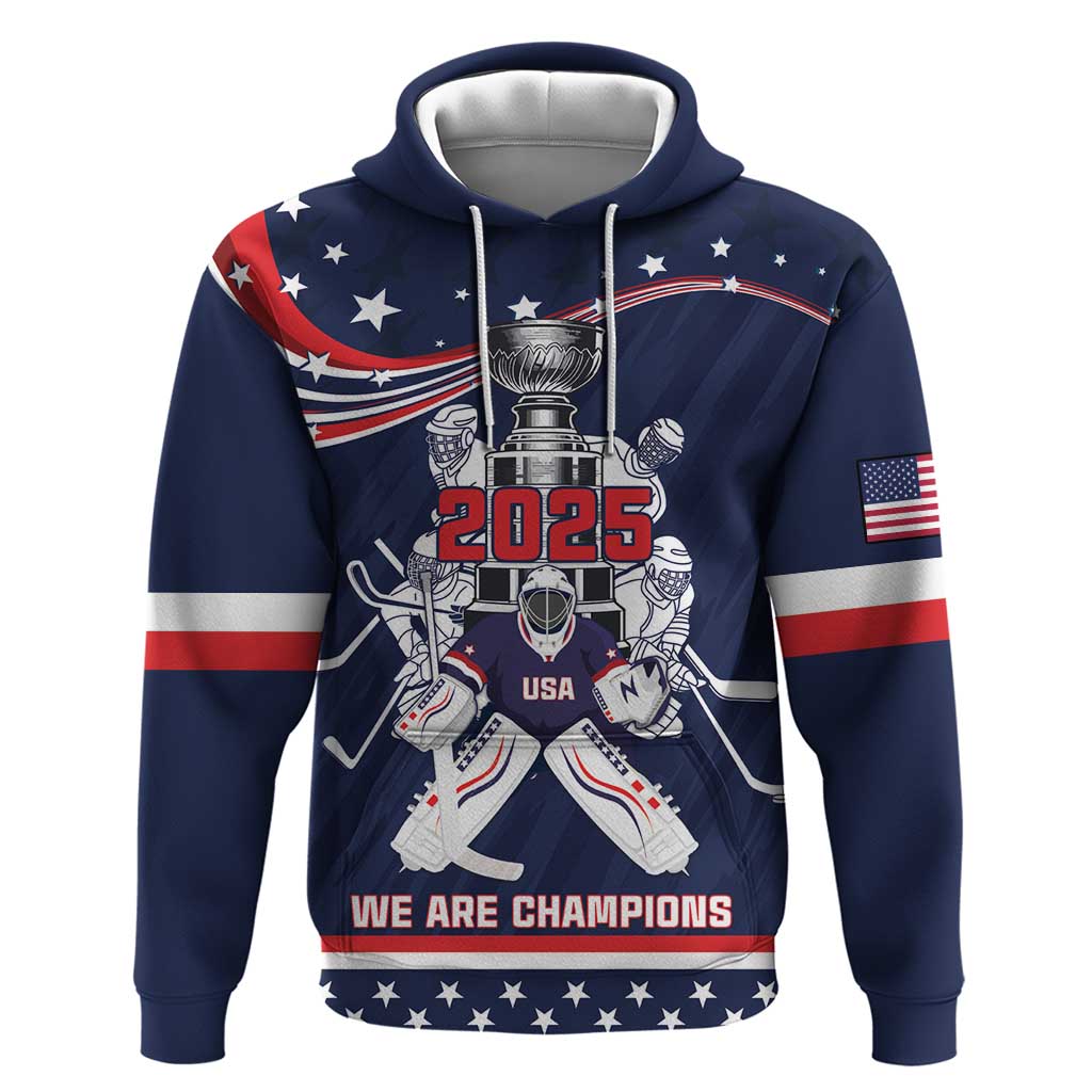 United States Ice Hockey Hoodie USA We Are Champions 2025