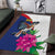 Furstentum Liechtenstein Area Rug Kestrel With Alpine Rose Flower