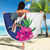 Furstentum Liechtenstein Beach Blanket Kestrel With Alpine Rose Flower