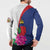 Furstentum Liechtenstein Button Sweatshirt Kestrel With Alpine Rose Flower