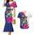 Furstentum Liechtenstein Couples Matching Mermaid Dress and Hawaiian Shirt Kestrel With Alpine Rose Flower