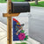 Furstentum Liechtenstein Garden Flag Kestrel With Alpine Rose Flower