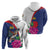 Furstentum Liechtenstein Hoodie Kestrel With Alpine Rose Flower