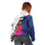 Furstentum Liechtenstein Kid Hoodie Kestrel With Alpine Rose Flower