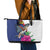 Furstentum Liechtenstein Leather Tote Bag Kestrel With Alpine Rose Flower