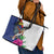 Furstentum Liechtenstein Leather Tote Bag Kestrel With Alpine Rose Flower