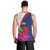 Furstentum Liechtenstein Men Tank Top Kestrel With Alpine Rose Flower