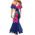 Furstentum Liechtenstein Mermaid Dress Kestrel With Alpine Rose Flower