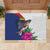 Furstentum Liechtenstein Rubber Doormat Kestrel With Alpine Rose Flower