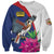 Furstentum Liechtenstein Sweatshirt Kestrel With Alpine Rose Flower