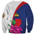 Furstentum Liechtenstein Sweatshirt Kestrel With Alpine Rose Flower