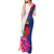 Furstentum Liechtenstein Tank Maxi Dress Kestrel With Alpine Rose Flower