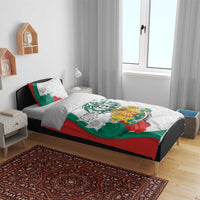 Personalized Bulgaria Independence Day Bedding Set Suedinenieto Pravi Silata Folk Pattern