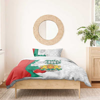Personalized Bulgaria Independence Day Bedding Set Suedinenieto Pravi Silata Folk Pattern