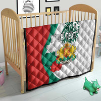 Personalized Bulgaria Independence Day Quilt Suedinenieto Pravi Silata Folk Pattern