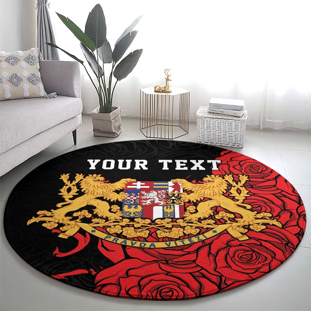 Personalized Czech Republic Independence Day Round Carpet Washingtonska deklarace
