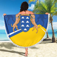 Personalized Dia de Canarias Beach Blanket Las Islas Afortunadas