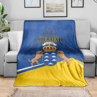 Personalized Dia de Canarias Blanket Las Islas Afortunadas