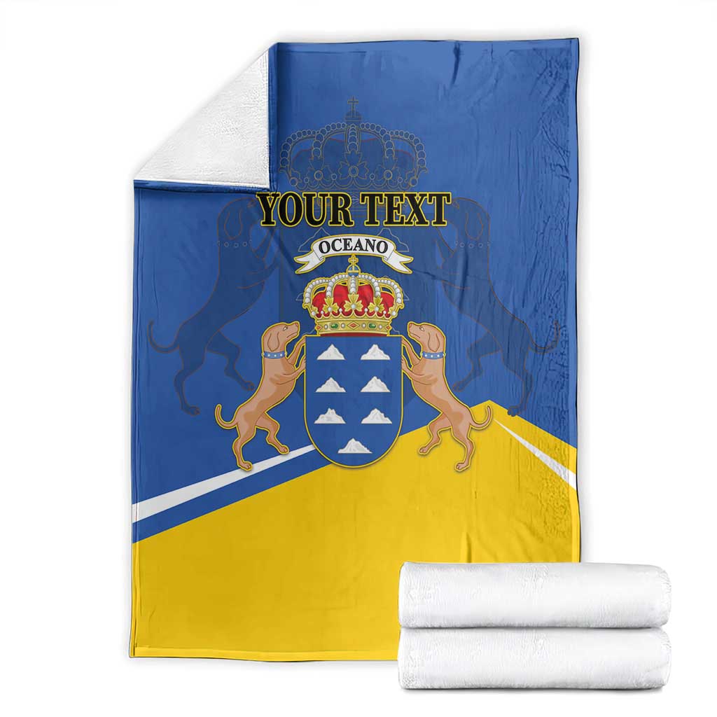 Personalized Dia de Canarias Blanket Las Islas Afortunadas