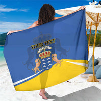 Personalized Dia de Canarias Sarong Las Islas Afortunadas