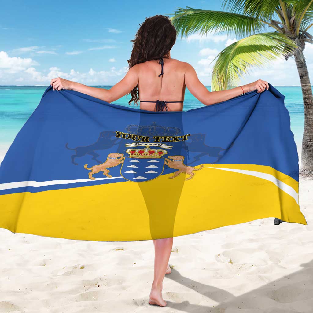 Personalized Dia de Canarias Sarong Las Islas Afortunadas