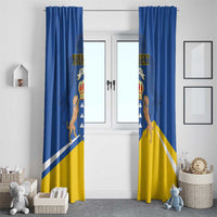 Personalized Dia de Canarias Window Curtain Las Islas Afortunadas