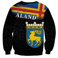 Happy Aland's Autonomy Day Sweatshirt Coat Of Arms