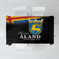 Happy Aland's Autonomy Day Tablecloth Coat Of Arms