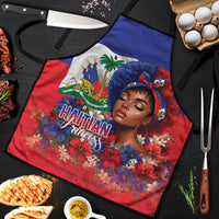 Haitian Princess Apron Cultural Pride Floral Art