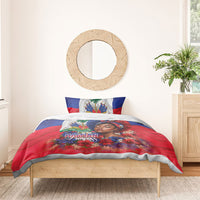 Haitian Princess Bedding Set Cultural Pride Floral Art