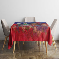 Haitian Princess Tablecloth Cultural Pride Floral Art