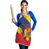 Personalized Romania Flag Day Apron Royal Eagle Patriotic Heritage