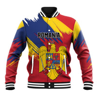 Personalized Romania Flag Day Baseball Jacket Royal Eagle Patriotic Heritage