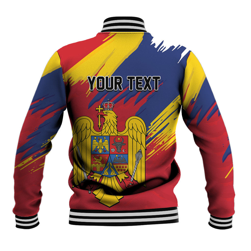 Personalized Romania Flag Day Baseball Jacket Royal Eagle Patriotic Heritage