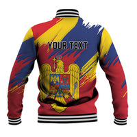 Personalized Romania Flag Day Baseball Jacket Royal Eagle Patriotic Heritage