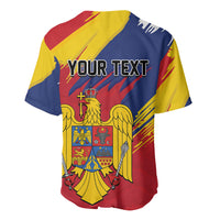 Personalized Romania Flag Day Baseball Jersey Royal Eagle Patriotic Heritage