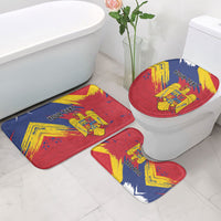 Personalized Romania Flag Day Bathroom Set Royal Eagle Patriotic Heritage