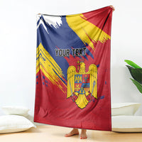 Personalized Romania Flag Day Blanket Royal Eagle Patriotic Heritage