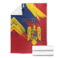 Personalized Romania Flag Day Blanket Royal Eagle Patriotic Heritage