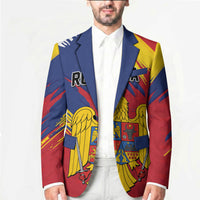 Personalized Romania Flag Day Blazer Royal Eagle Patriotic Heritage
