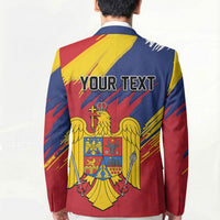Personalized Romania Flag Day Blazer Royal Eagle Patriotic Heritage