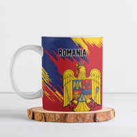 Personalized Romania Flag Day Ceramic Mug Royal Eagle Patriotic Heritage